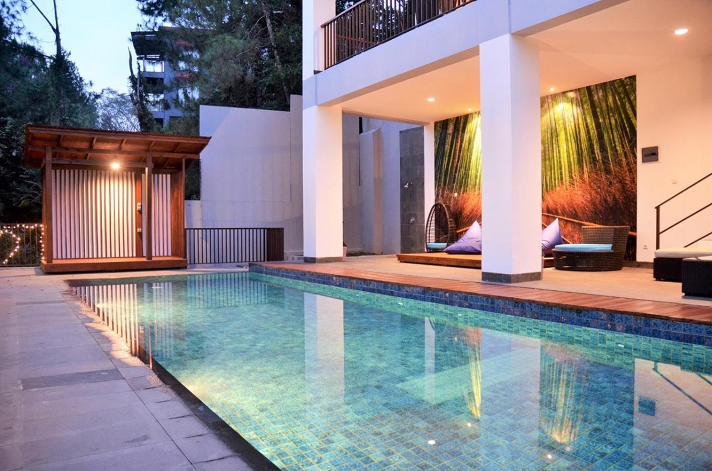 Narwastu Hill View Villa 6 Bedrooms With A Private Swimming Pool Bandung Luaran gambar